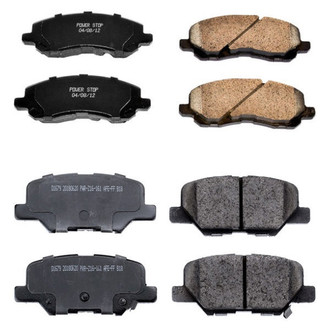 PowerStop® - Z16 Evolution Clean Ride Ceramic Front and Rear Disc Brake Pad Set