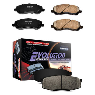 PowerStop® - Z16 Evolution Clean Ride Ceramic Front and Rear Disc Brake Pad Set
