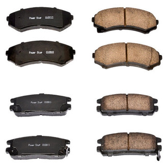 PowerStop® - Z16 Evolution Clean Ride Ceramic Front and Rear Disc Brake Pad Set