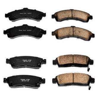 PowerStop® - Z16 Evolution Clean Ride Ceramic Front and Rear Disc Brake Pad Set