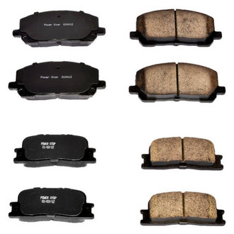 PowerStop® - Z16 Evolution Clean Ride Ceramic Front and Rear Disc Brake Pad Set