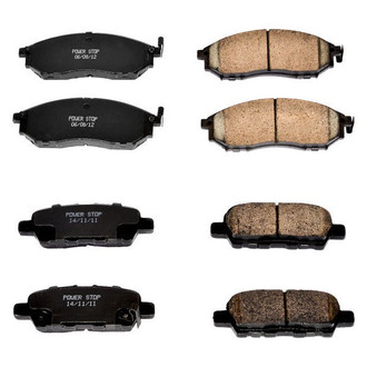 PowerStop® - Z16 Evolution Clean Ride Ceramic Front and Rear Disc Brake Pad Set