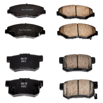 PowerStop® - Z16 Evolution Clean Ride Ceramic Front and Rear Disc Brake Pad Set