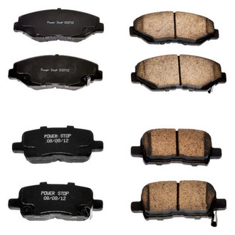 PowerStop® - Z16 Evolution Clean Ride Ceramic Front and Rear Disc Brake Pad Set