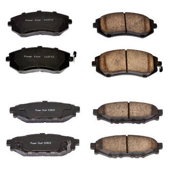 PowerStop® - Z16 Evolution Clean Ride Ceramic Front and Rear Disc Brake Pad Set