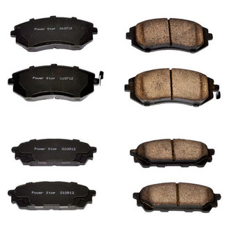 PowerStop® - Z16 Evolution Clean Ride Ceramic Front and Rear Disc Brake Pad Set