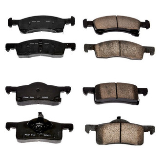 PowerStop® - Z16 Evolution Clean Ride Ceramic Front and Rear Disc Brake Pad Set