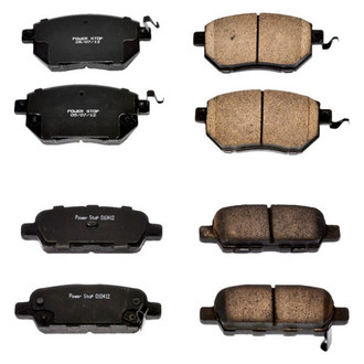 PowerStop® - Z16 Evolution Clean Ride Ceramic Front and Rear Disc Brake Pad Set
