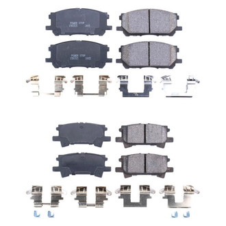 PowerStop® - Z17 Evolution Plus™ Ceramic Front and Rear Disc Brake Pad Set