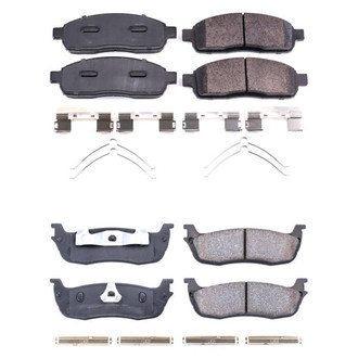 PowerStop® - Z17 Evolution Plus™ Ceramic Front and Rear Disc Brake Pad Set