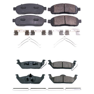 PowerStop® - Z17 Evolution Plus™ Ceramic Front and Rear Disc Brake Pad Set