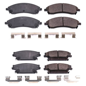 PowerStop® - Z17 Evolution Plus™ Ceramic Front and Rear Disc Brake Pad Set