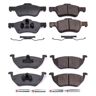 PowerStop® - Z17 Evolution Plus™ Ceramic Front and Rear Disc Brake Pad Set