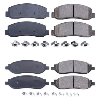 PowerStop® - Z17 Evolution Plus™ Ceramic Front and Rear Disc Brake Pad Set
