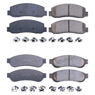 PowerStop® - Z17 Evolution Plus™ Ceramic Front and Rear Disc Brake Pad Set