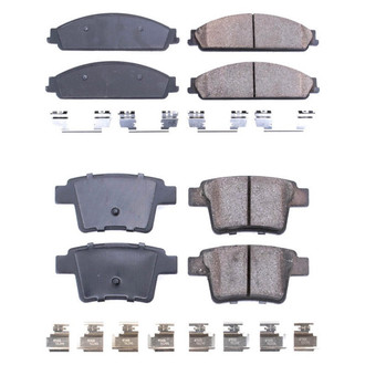 PowerStop® - Z17 Evolution Plus™ Ceramic Front and Rear Disc Brake Pad Set