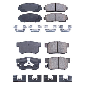 PowerStop® - Z17 Evolution Plus™ Ceramic Front and Rear Disc Brake Pad Set