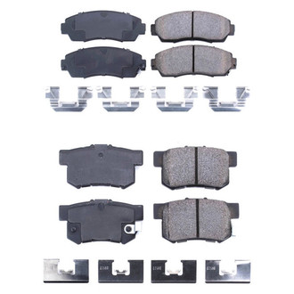 PowerStop® - Z17 Evolution Plus™ Ceramic Front and Rear Disc Brake Pad Set