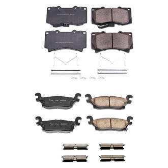 PowerStop® - Z17 Evolution Plus™ Ceramic Front and Rear Disc Brake Pad Set
