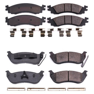 PowerStop® - Z17 Evolution Plus™ Ceramic Front and Rear Disc Brake Pad Set