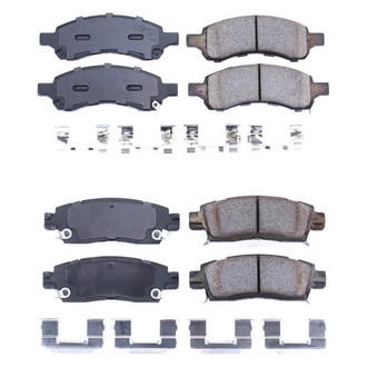 PowerStop® - Z17 Evolution Plus™ Ceramic Front and Rear Disc Brake Pad Set