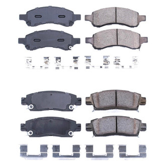 PowerStop® - Z17 Evolution Plus™ Ceramic Front and Rear Disc Brake Pad Set