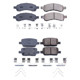 PowerStop® - Z17 Evolution Plus™ Ceramic Front and Rear Disc Brake Pad Set