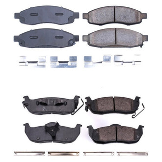 PowerStop® - Z17 Evolution Plus™ Ceramic Front and Rear Disc Brake Pad Set