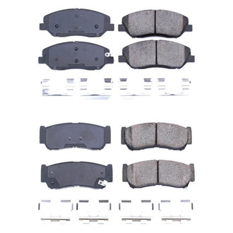 PowerStop® - Z17 Evolution Plus™ Ceramic Front and Rear Disc Brake Pad Set