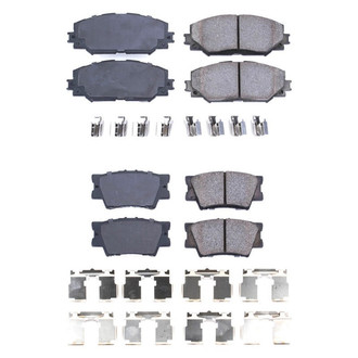 PowerStop® - Z17 Evolution Plus™ Ceramic Front and Rear Disc Brake Pad Set