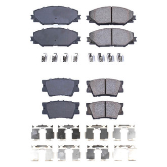 PowerStop® - Z17 Evolution Plus™ Ceramic Front and Rear Disc Brake Pad Set