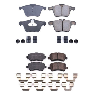 PowerStop® - Z17 Evolution Plus™ Ceramic Front and Rear Disc Brake Pad Set
