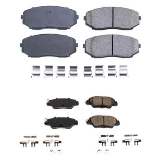 PowerStop® - Z17 Evolution Plus™ Ceramic Front and Rear Disc Brake Pad Set