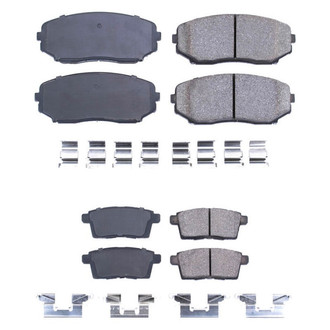 PowerStop® - Z17 Evolution Plus™ Ceramic Front and Rear Disc Brake Pad Set