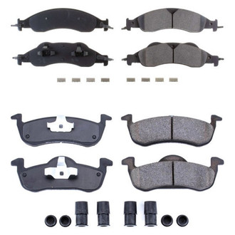 PowerStop® - Z17 Evolution Plus™ Ceramic Front and Rear Disc Brake Pad Set