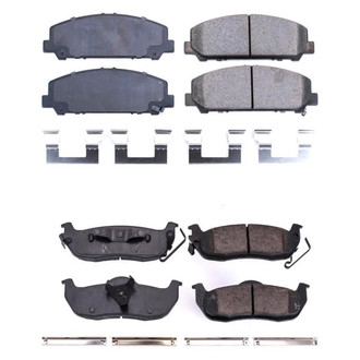 PowerStop® - Z17 Evolution Plus™ Ceramic Front and Rear Disc Brake Pad Set
