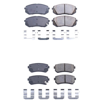 PowerStop® - Z17 Evolution Plus™ Ceramic Front and Rear Disc Brake Pad Set