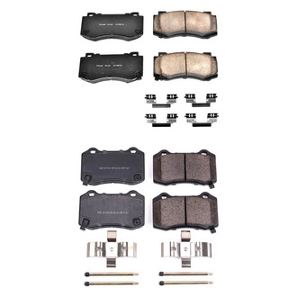 PowerStop® - Z17 Evolution Plus™ Ceramic Front and Rear Disc Brake Pad Set