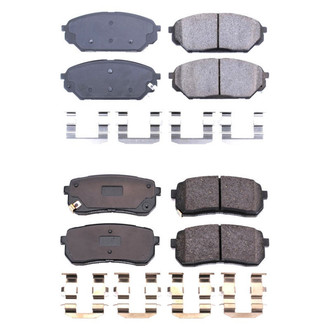 PowerStop® - Z17 Evolution Plus™ Ceramic Front and Rear Disc Brake Pad Set