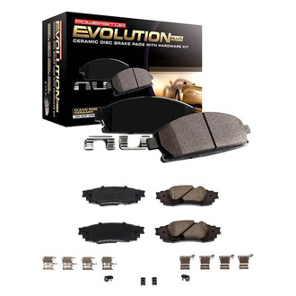 PowerStop® - Z17 Evolution Plus™ Ceramic Front and Rear Disc Brake Pad Set