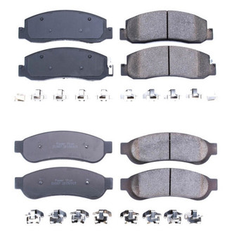 PowerStop® - Z17 Evolution Plus™ Ceramic Front and Rear Disc Brake Pad Set