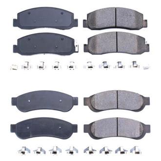 PowerStop® - Z17 Evolution Plus™ Ceramic Front and Rear Disc Brake Pad Set