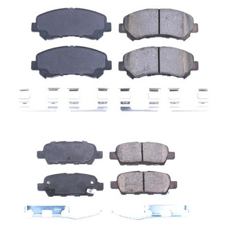 PowerStop® - Z17 Evolution Plus™ Ceramic Front and Rear Disc Brake Pad Set