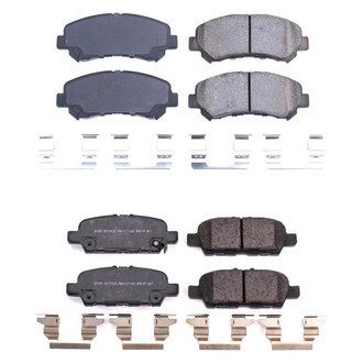 PowerStop® - Z17 Evolution Plus™ Ceramic Front and Rear Disc Brake Pad Set