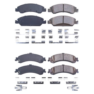 PowerStop® - Z17 Evolution Plus™ Ceramic Front and Rear Disc Brake Pad Set
