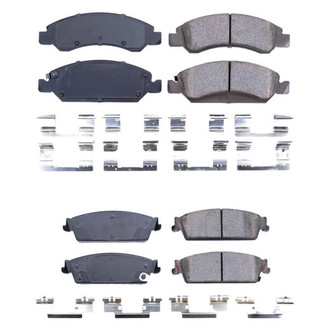 PowerStop® - Z17 Evolution Plus™ Ceramic Front and Rear Disc Brake Pad Set