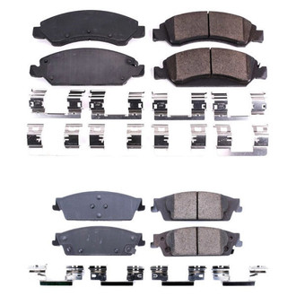PowerStop® - Z17 Evolution Plus™ Ceramic Front and Rear Disc Brake Pad Set