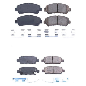 PowerStop® - Z17 Evolution Plus™ Ceramic Front and Rear Disc Brake Pad Set