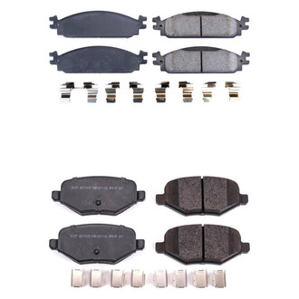 PowerStop® - Z17 Evolution Plus™ Ceramic Front and Rear Disc Brake Pad Set