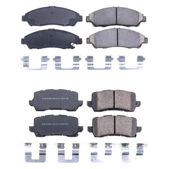PowerStop® - Z17 Evolution Plus™ Ceramic Front and Rear Disc Brake Pad Set